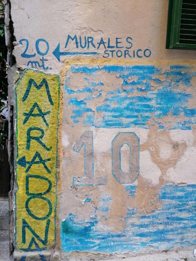 Geman Flat - 1 Min Maradona Mural Napoli Dış mekan fotoğraf