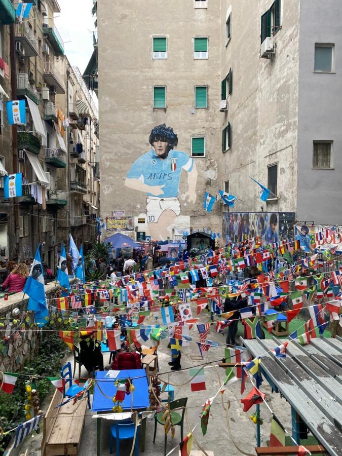 Geman Flat - 1 Min Maradona Mural Napoli Dış mekan fotoğraf