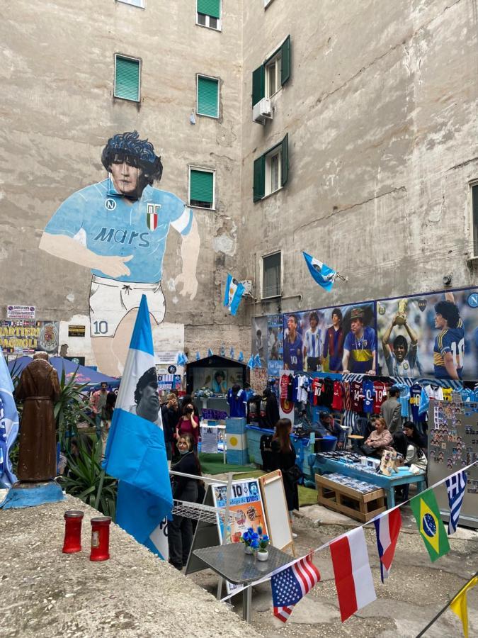 Geman Flat - 1 Min Maradona Mural Napoli Dış mekan fotoğraf